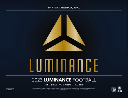 2023 Panini Luminance Football Hobby Box - Columbia Hobby - Sports Card Boxes - Toploaders - Card Savers
