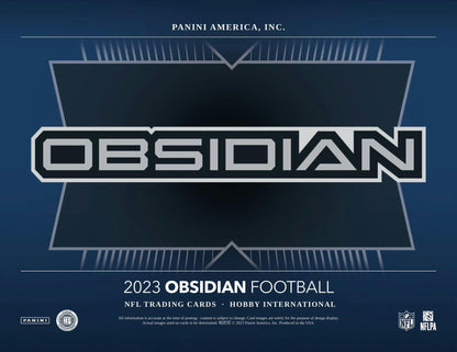 2023 Panini Obsidian Football International Hobby Box - Columbia Hobby - Sports Card Boxes - Toploaders - Card Savers