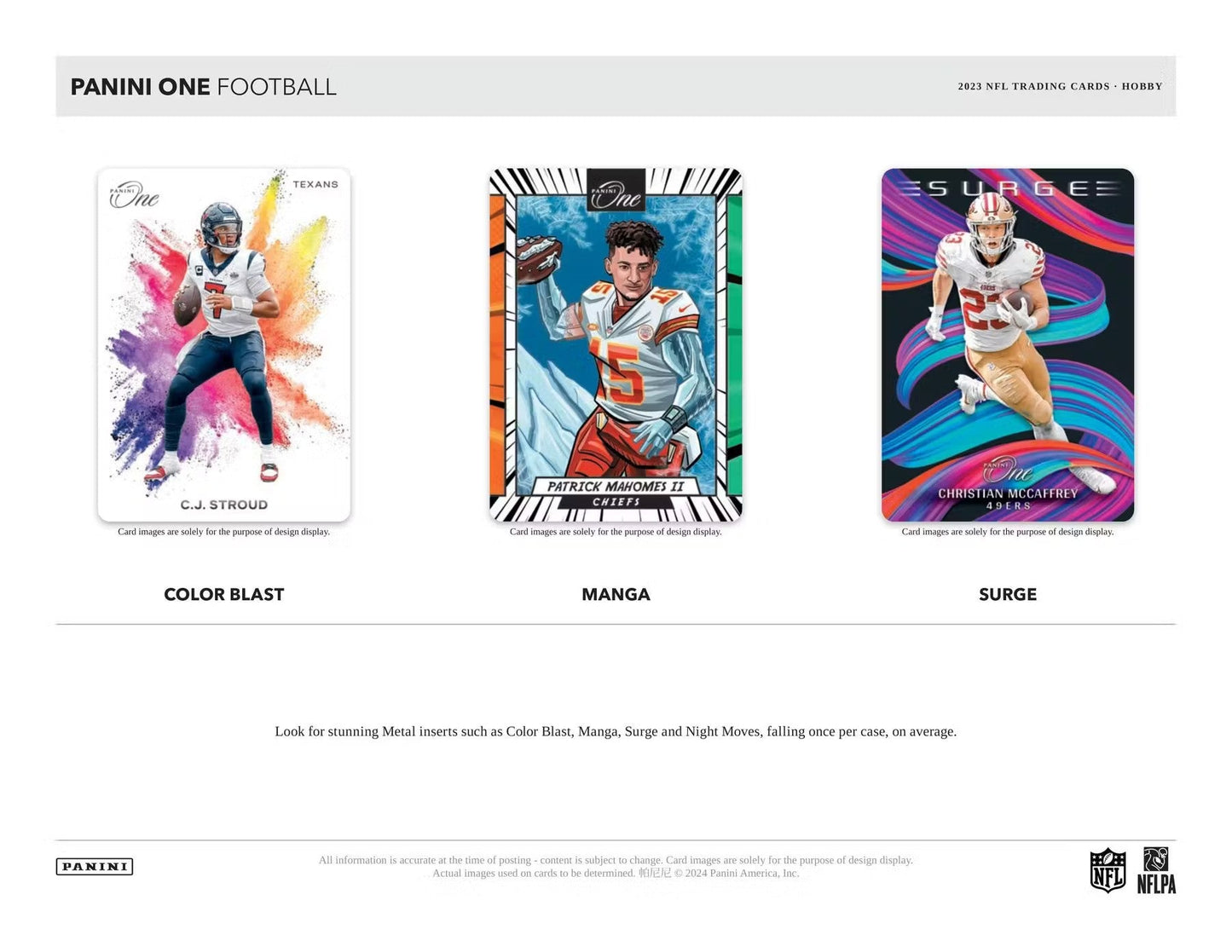 2023 Panini One Football Hobby Box - Columbia Hobby - Sports Card Boxes - Toploaders - Card Savers