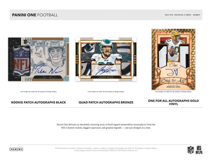 2023 Panini One Football Hobby Box - Columbia Hobby - Sports Card Boxes - Toploaders - Card Savers