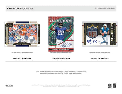 2023 Panini One Football Hobby Box - Columbia Hobby - Sports Card Boxes - Toploaders - Card Savers