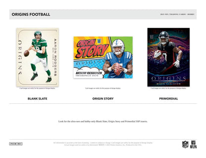 2023 Panini Origins Football Hobby Box - Columbia Hobby - Sports Card Boxes - Toploaders - Card Savers