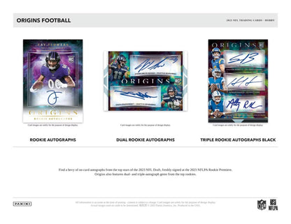 2023 Panini Origins Football Hobby Box - Columbia Hobby - Sports Card Boxes - Toploaders - Card Savers