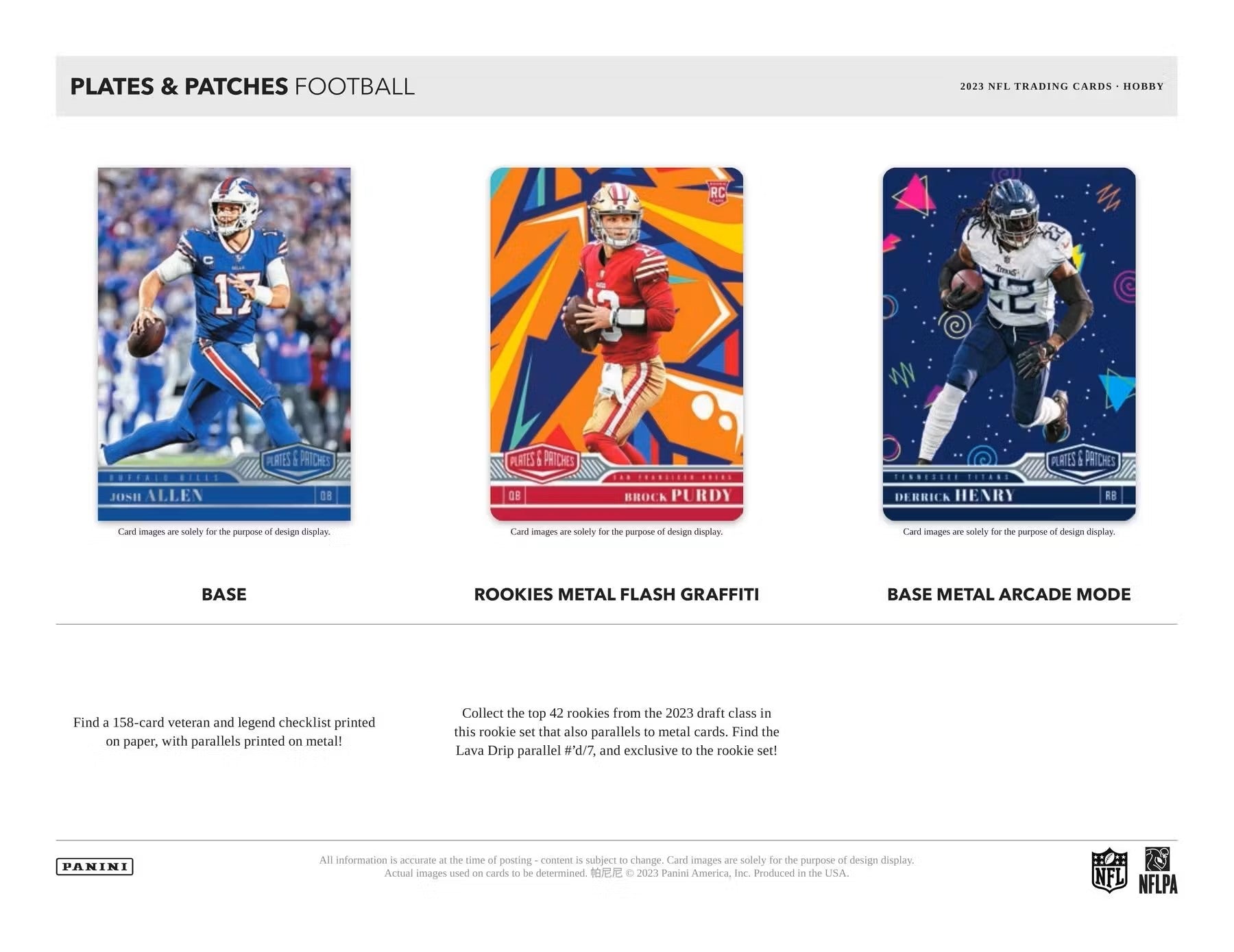 2023 Panini Plates and Patches Football Hobby Box - Columbia Hobby - Sports Card Boxes - Toploaders - Card Savers