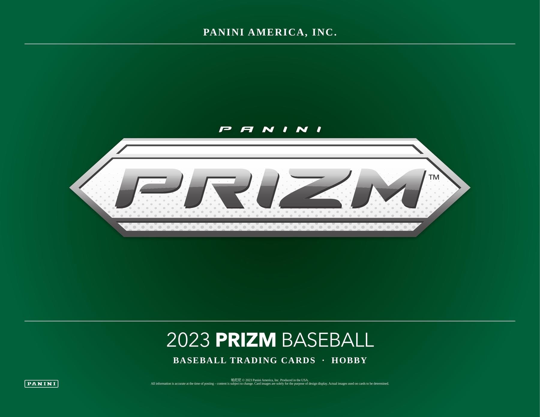 2023 Panini Prizm Baseball Hobby Box - Columbia Hobby - Sports Card Boxes - Toploaders - Card Savers