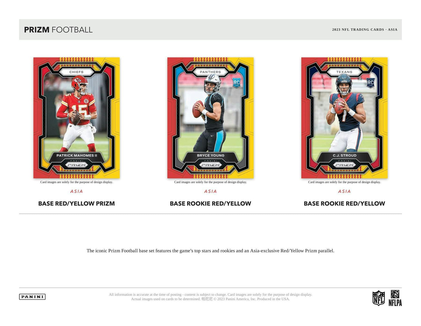 2023 Panini Prizm Football Asia Box - Columbia Hobby - Sports Card Boxes - Toploaders - Card Savers