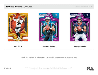 2023 Panini Rookies & Stars Football Hobby Box - Columbia Hobby - Sports Card Boxes - Toploaders - Card Savers