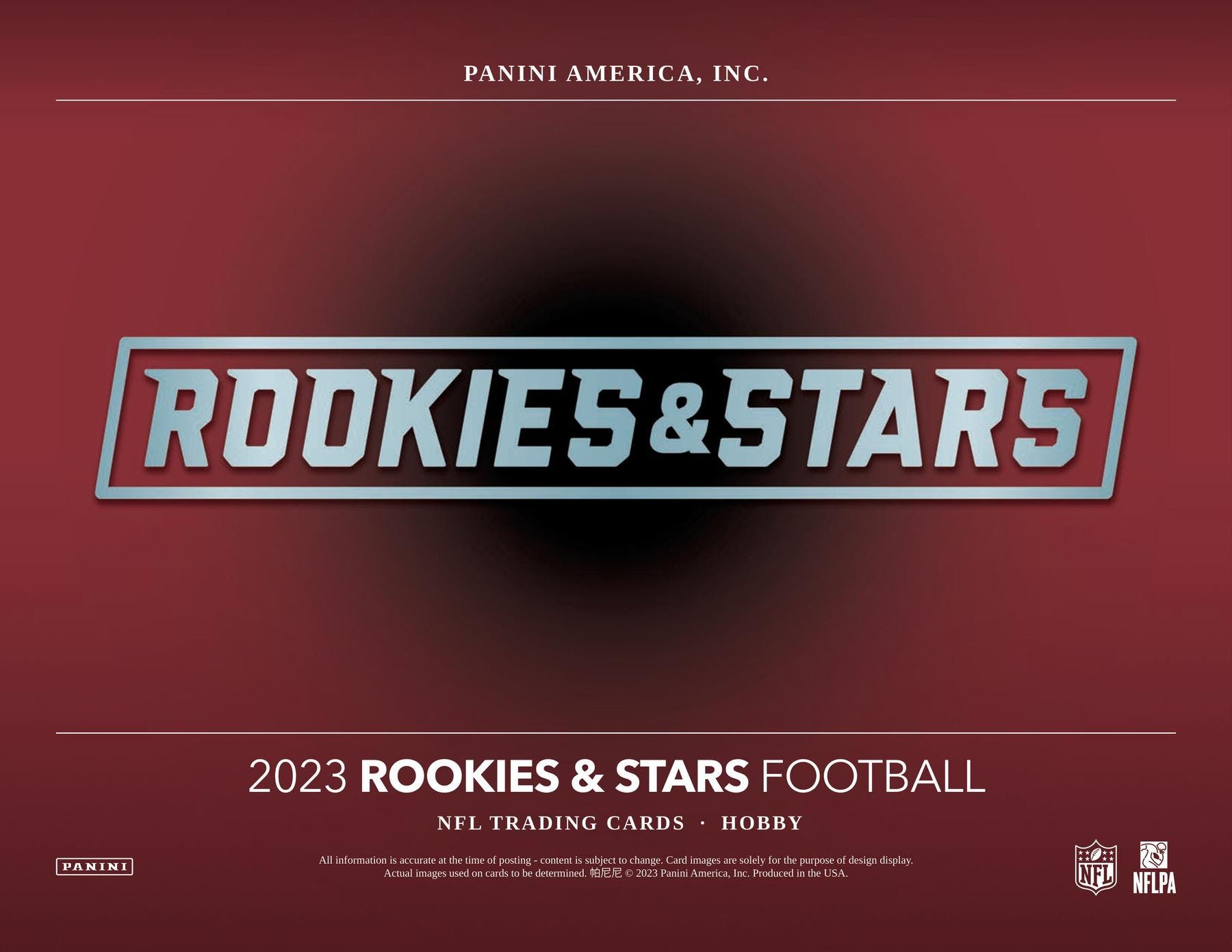 2023 Panini Rookies & Stars Football Hobby Box - Columbia Hobby - Sports Card Boxes - Toploaders - Card Savers