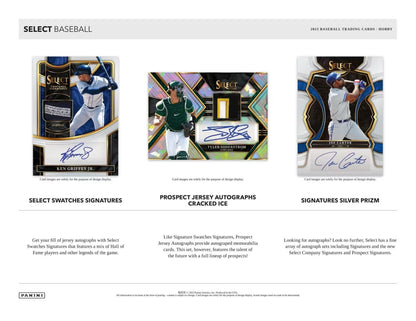 2023 Panini Select Baseball Hobby Box - Columbia Hobby - Sports Card Boxes - Toploaders - Card Savers