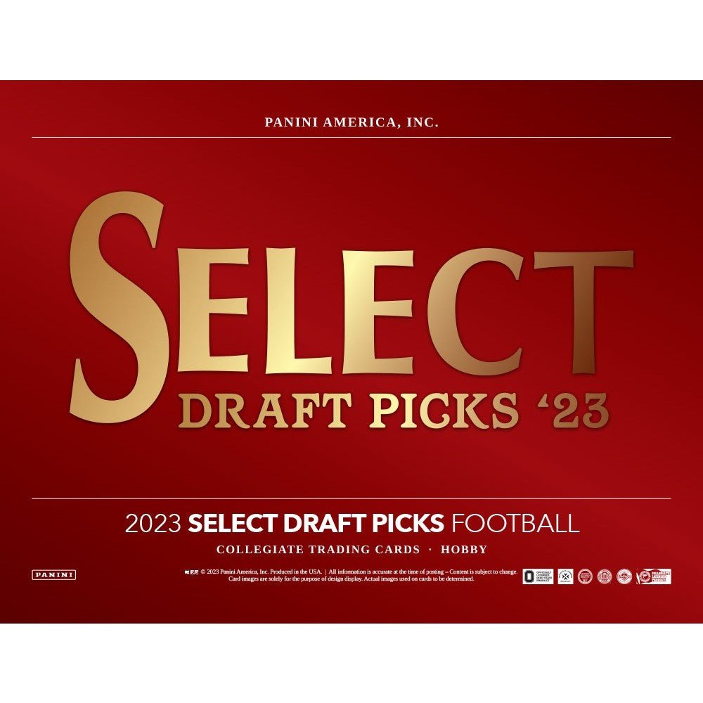 2023 Panini Select Draft Picks Football Hobby Box - Columbia Hobby - Sports Card Boxes - Toploaders - Card Savers