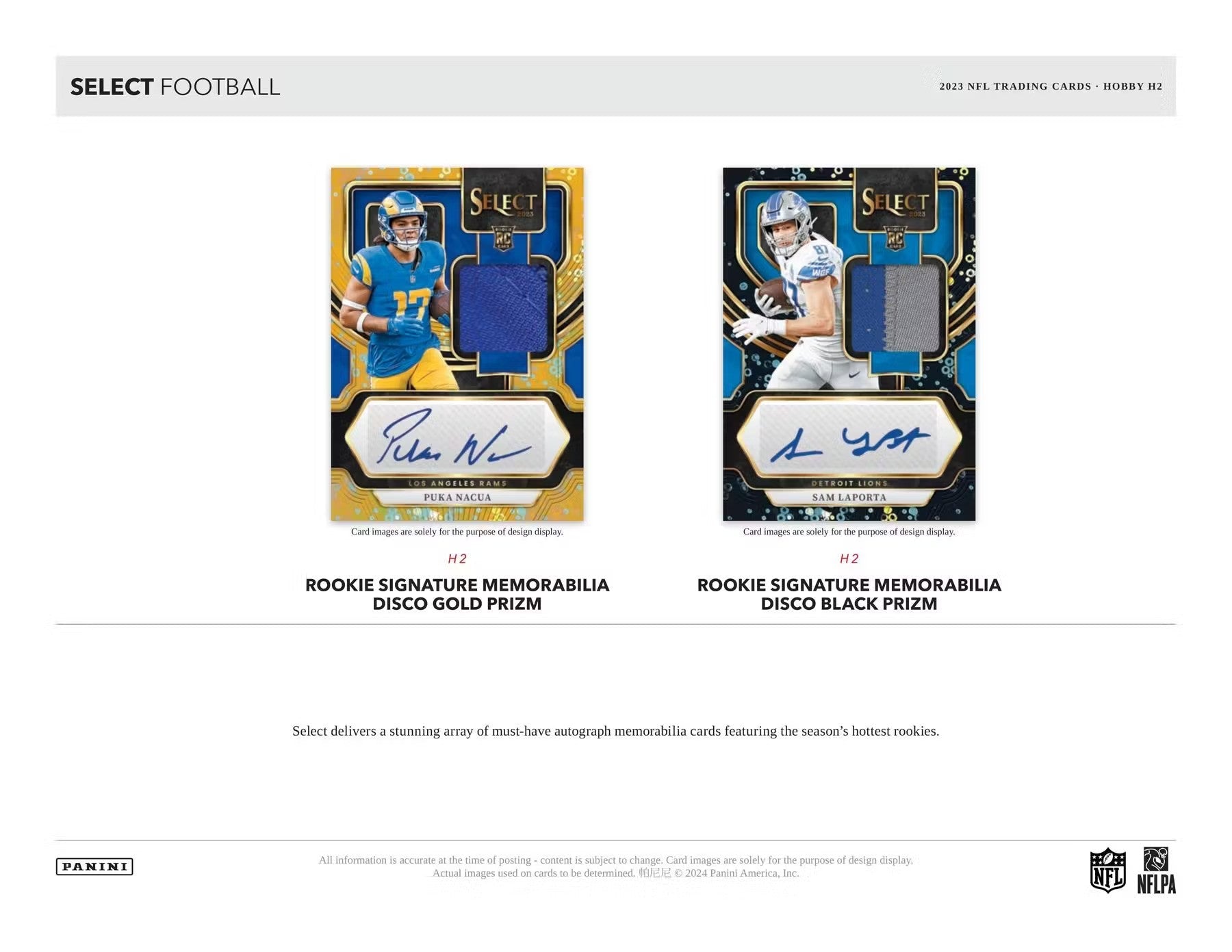 2023 Panini Select Football H2 Box - Columbia Hobby - Sports Card Boxes - Toploaders - Card Savers