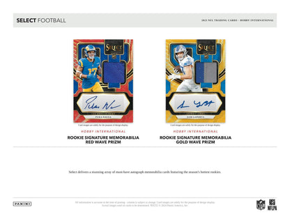 2023 Panini Select Football International Hobby Box - Columbia Hobby - Sports Card Boxes - Toploaders - Card Savers