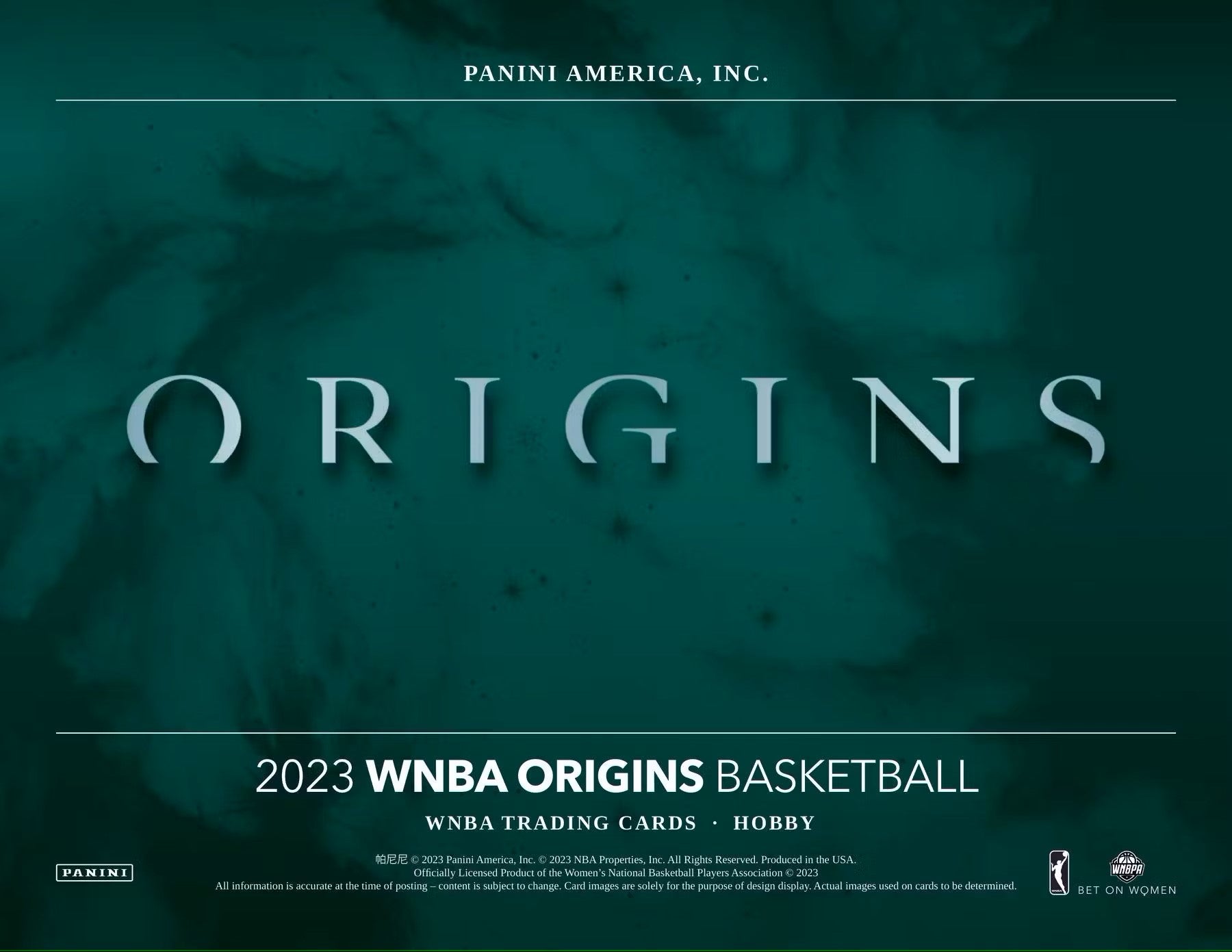 2023 Panini WNBA Origins Basketball Hobby Box - Columbia Hobby - Sports Card Boxes - Toploaders - Card Savers