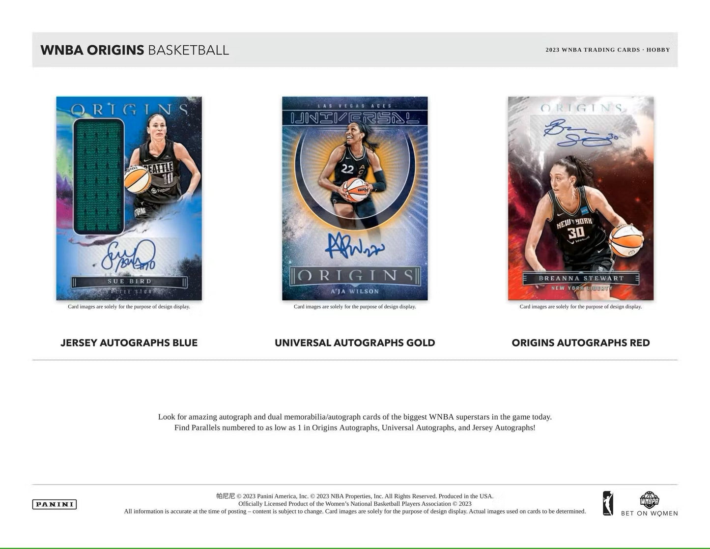 2023 Panini WNBA Origins Basketball Hobby Box - Columbia Hobby - Sports Card Boxes - Toploaders - Card Savers