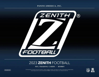 2023 Panini Zenith Football Hobby - Columbia Hobby - Sports Card Boxes - Toploaders - Card Savers