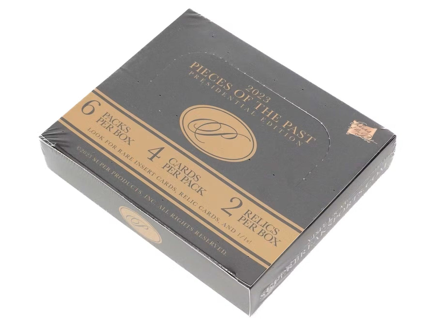 2023 Super Break Pieces of the Past Presidential Edition Hobby Box - Columbia Hobby - Sports Card Boxes - Toploaders - Card Savers