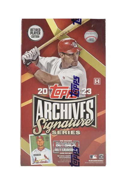 2023 Topps Archives Signature Series Retired Player Edition Baseball Hobby Box - Columbia Hobby - Sports Card Boxes - Toploaders - Card Savers