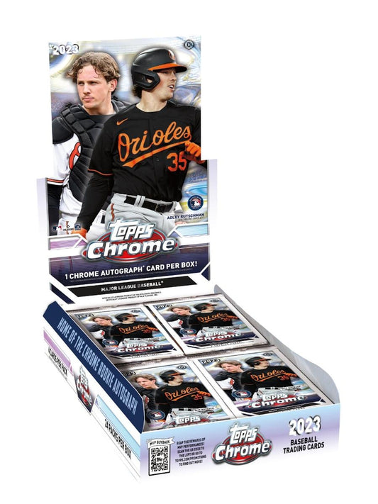 2023 Topps Chrome Baseball Hobby Box - Columbia Hobby - Sports Card Boxes - Toploaders - Card Savers