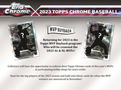 2023 Topps Chrome Baseball Hobby Box - Columbia Hobby - Sports Card Boxes - Toploaders - Card Savers