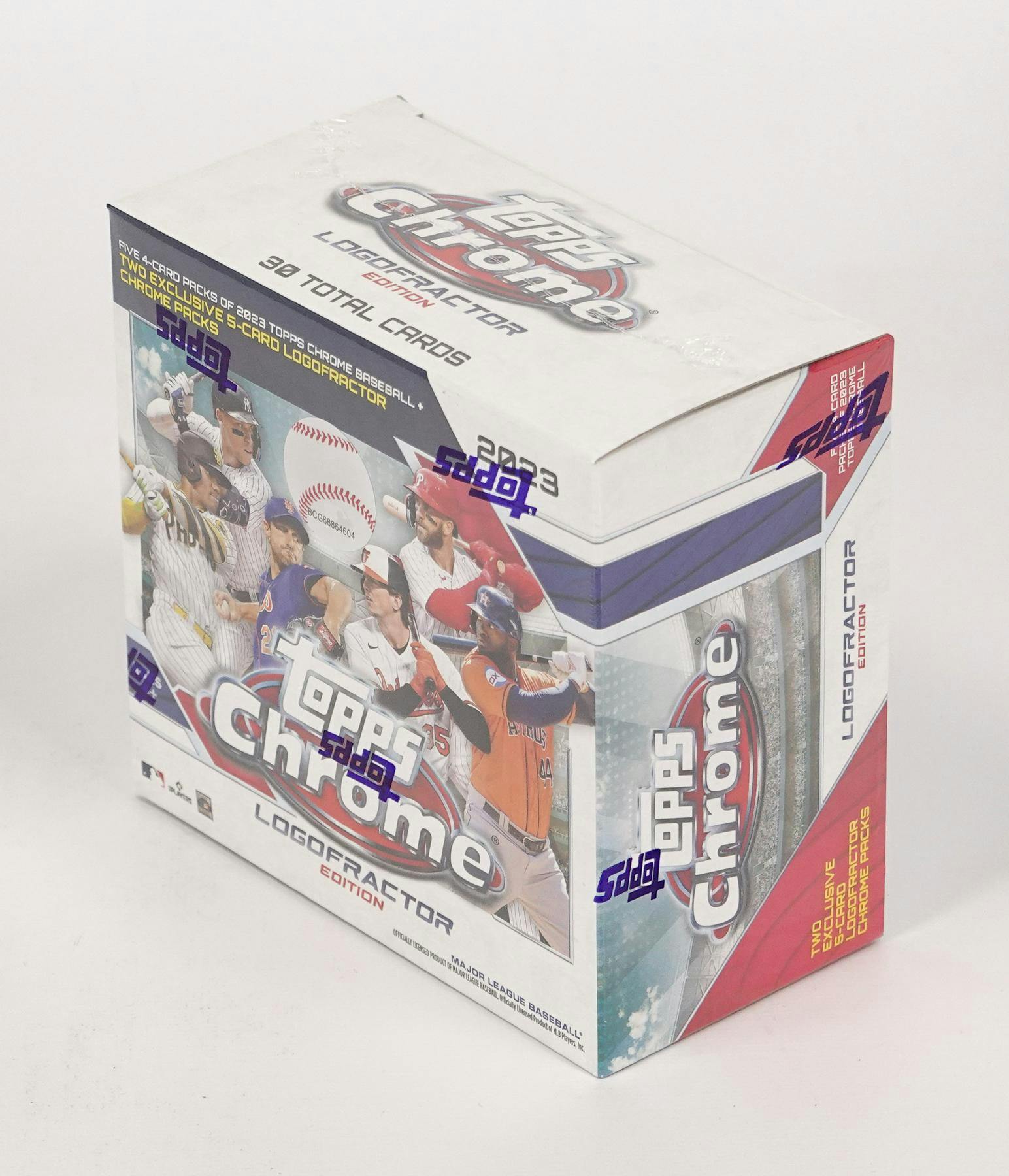 2023 Topps Chrome Logofractor Baseball Box - Columbia Hobby - Sports Card Boxes - Toploaders - Card Savers