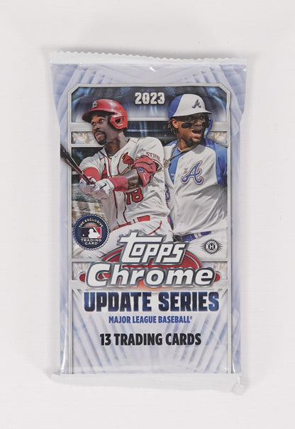 2023 Topps Chrome Update Series Baseball Hobby Jumbo Box - Columbia Hobby - Sports Card Boxes - Toploaders - Card Savers