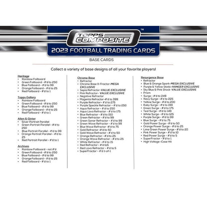 2023 Topps Composite Football Mega - Columbia Hobby - Sports Card Boxes - Toploaders - Card Savers