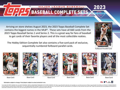 2023 Topps Factory Set Baseball Hobby - Columbia Hobby - Sports Card Boxes - Toploaders - Card Savers