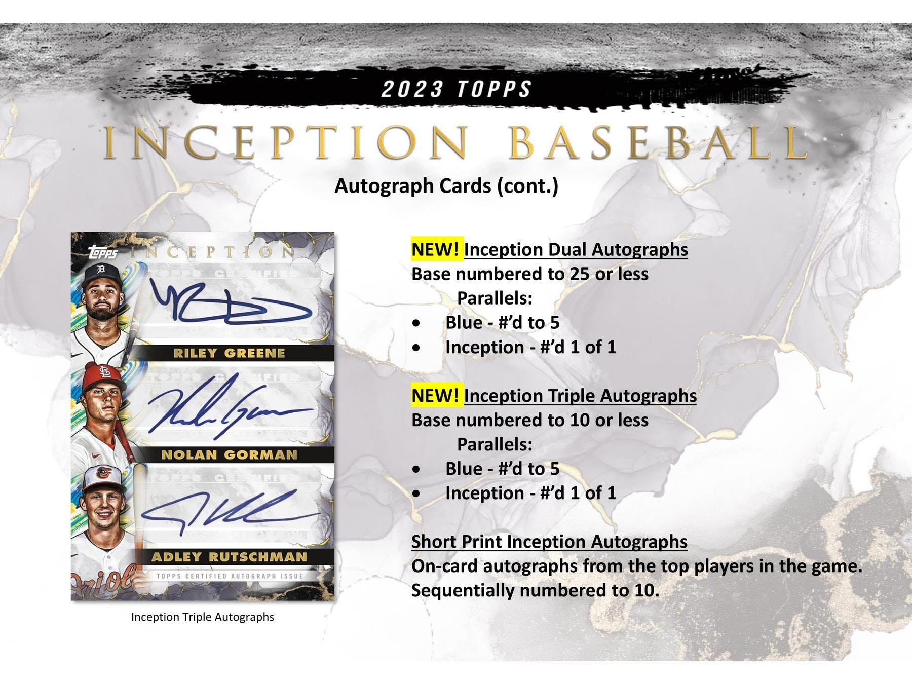 2023 Topps Inception Baseball Hobby Box - Columbia Hobby - Sports Card Boxes - Toploaders - Card Savers