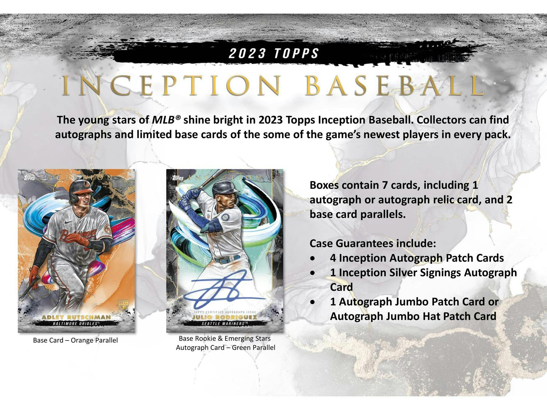 2023 Topps Inception Baseball Hobby Box - Columbia Hobby - Sports Card Boxes - Toploaders - Card Savers