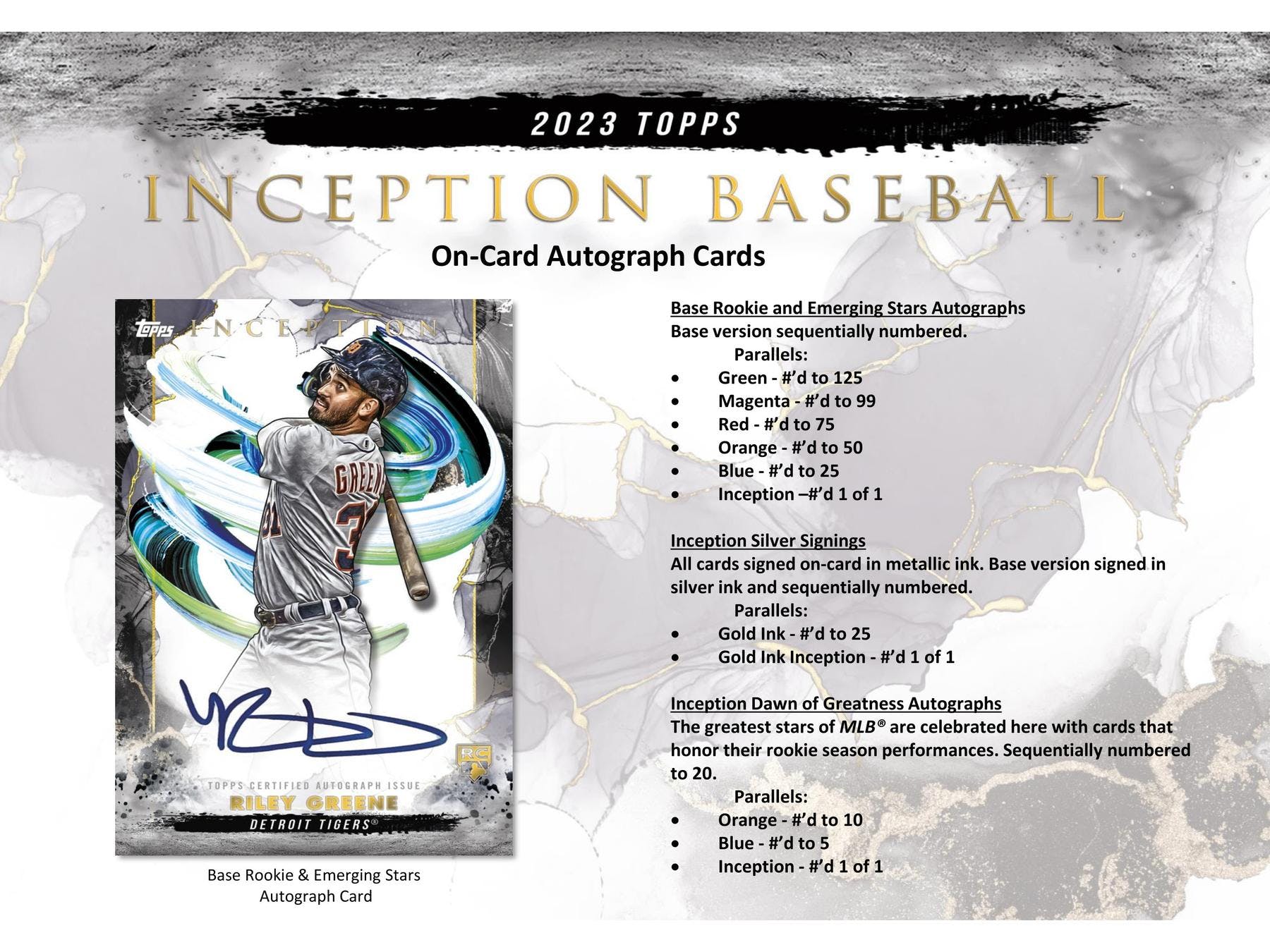 2023 Topps Inception Baseball Hobby Box - Columbia Hobby - Sports Card Boxes - Toploaders - Card Savers