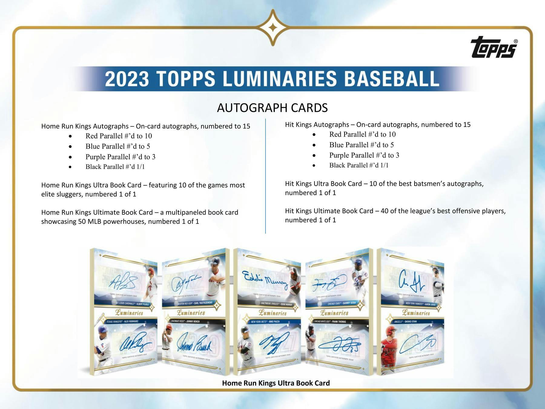 2023 Topps Luminaries Baseball Hobby Box - Columbia Hobby - Sports Card Boxes - Toploaders - Card Savers
