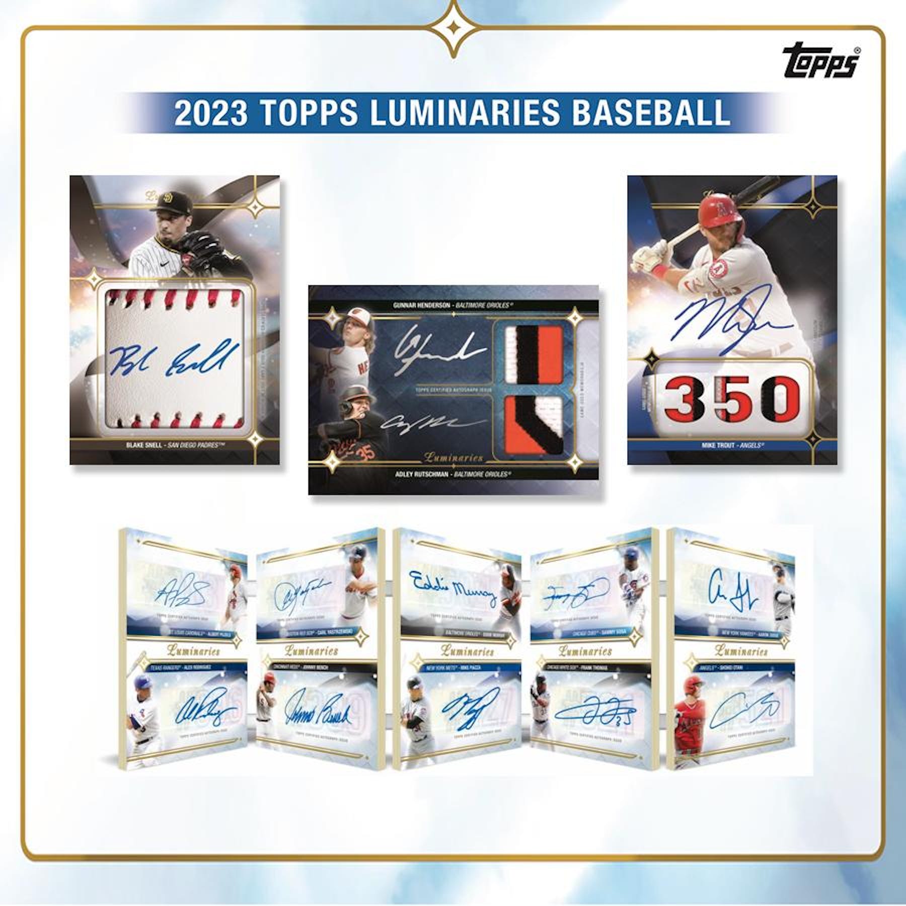 2023 Topps Luminaries Baseball Hobby Box - Columbia Hobby - Sports Card Boxes - Toploaders - Card Savers