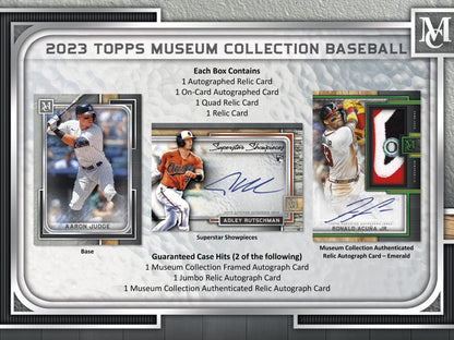 2023 Topps Museum Collection Baseball Hobby Box - Columbia Hobby - Sports Card Boxes - Toploaders - Card Savers