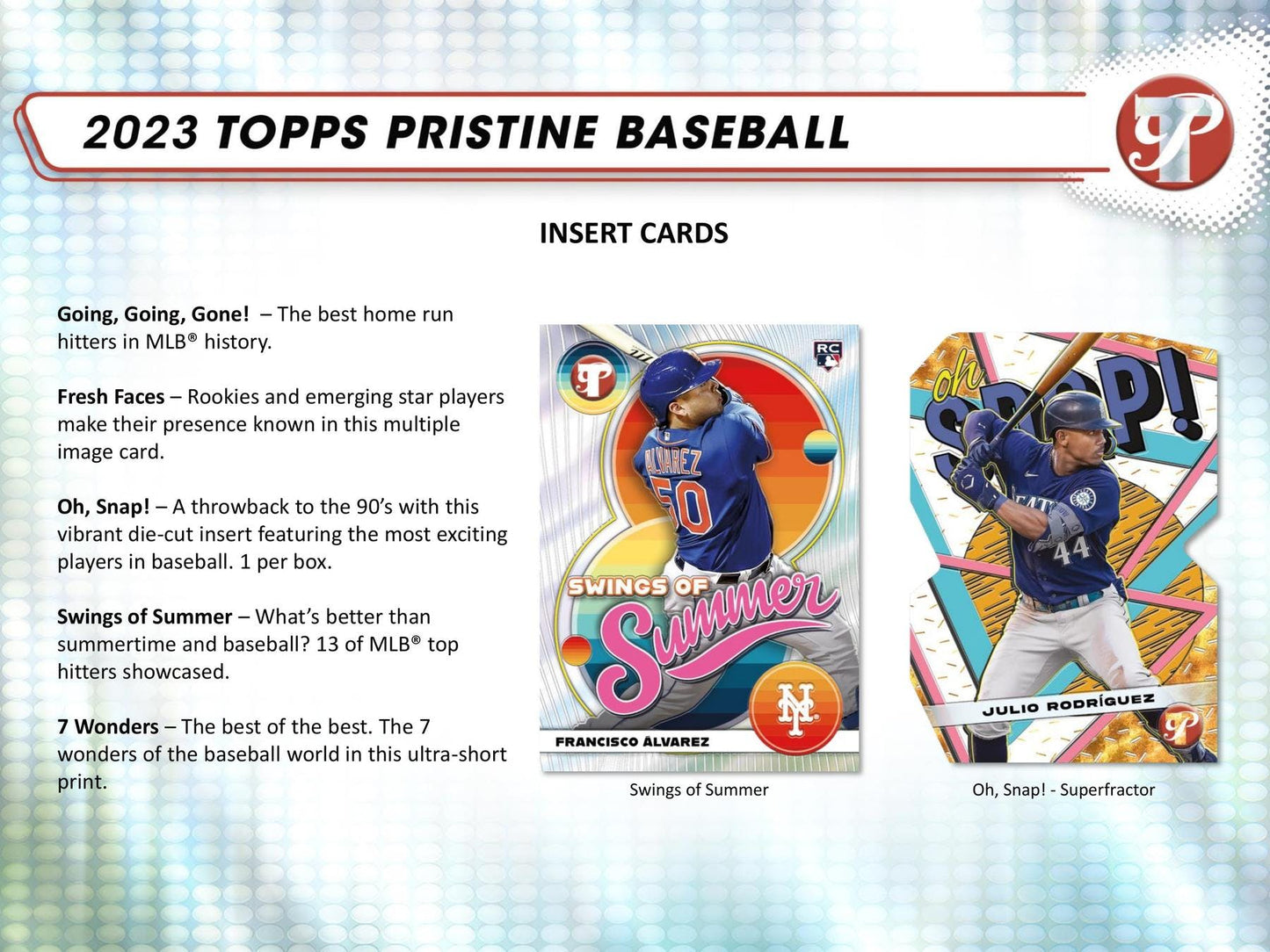 2023 Topps Pristine Baseball Hobby Box - Columbia Hobby - Sports Card Boxes - Toploaders - Card Savers