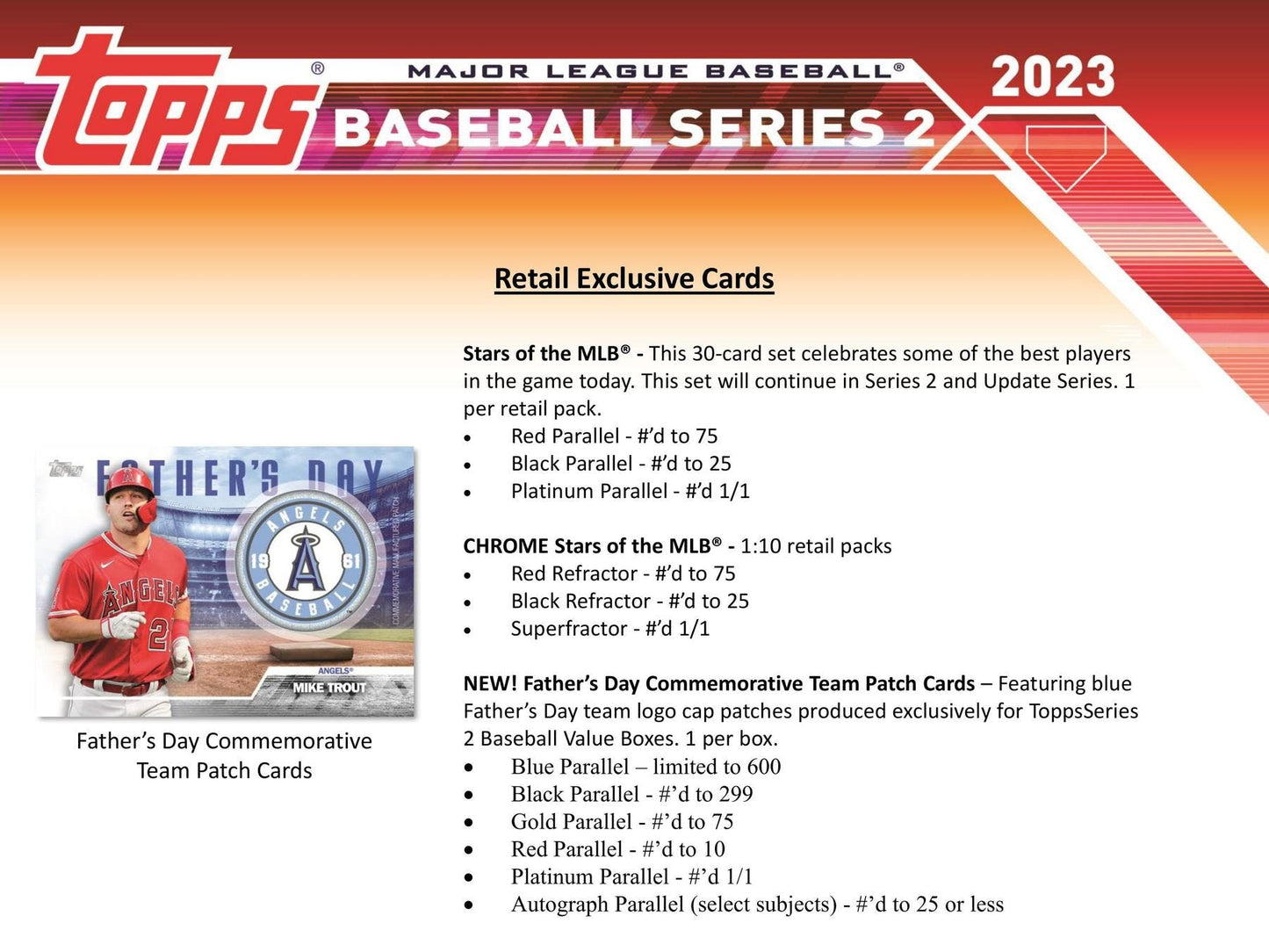2023 Topps Series 2 Baseball Blaster Box (Commemorative Relic Card!) - Columbia Hobby - Sports Card Boxes - Toploaders - Card Savers
