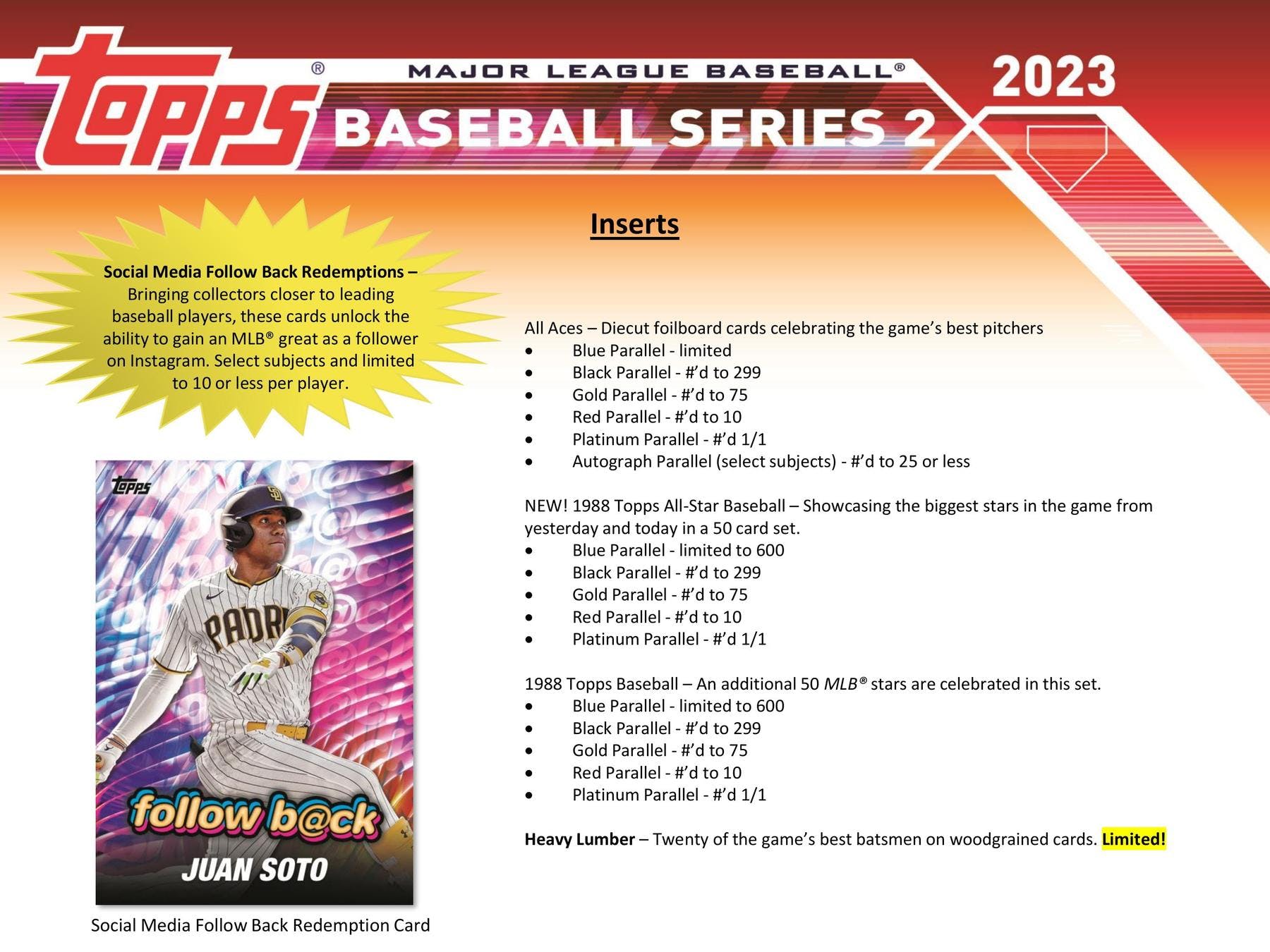 2023 Topps Series 2 Baseball Blaster Box (Commemorative Relic Card!) - Columbia Hobby - Sports Card Boxes - Toploaders - Card Savers