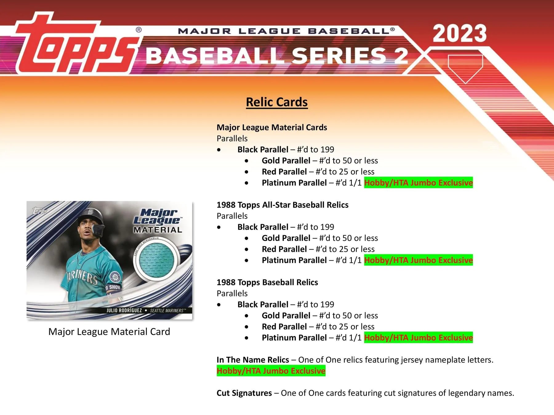 2023 Topps Series 2 Baseball Hobby Box - Columbia Hobby - Sports Card Boxes - Toploaders - Card Savers