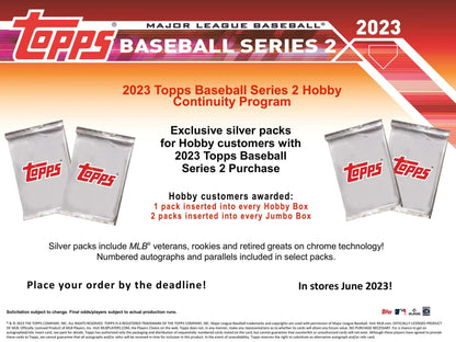 2023 Topps Series 2 Baseball Hobby Box - Columbia Hobby - Sports Card Boxes - Toploaders - Card Savers