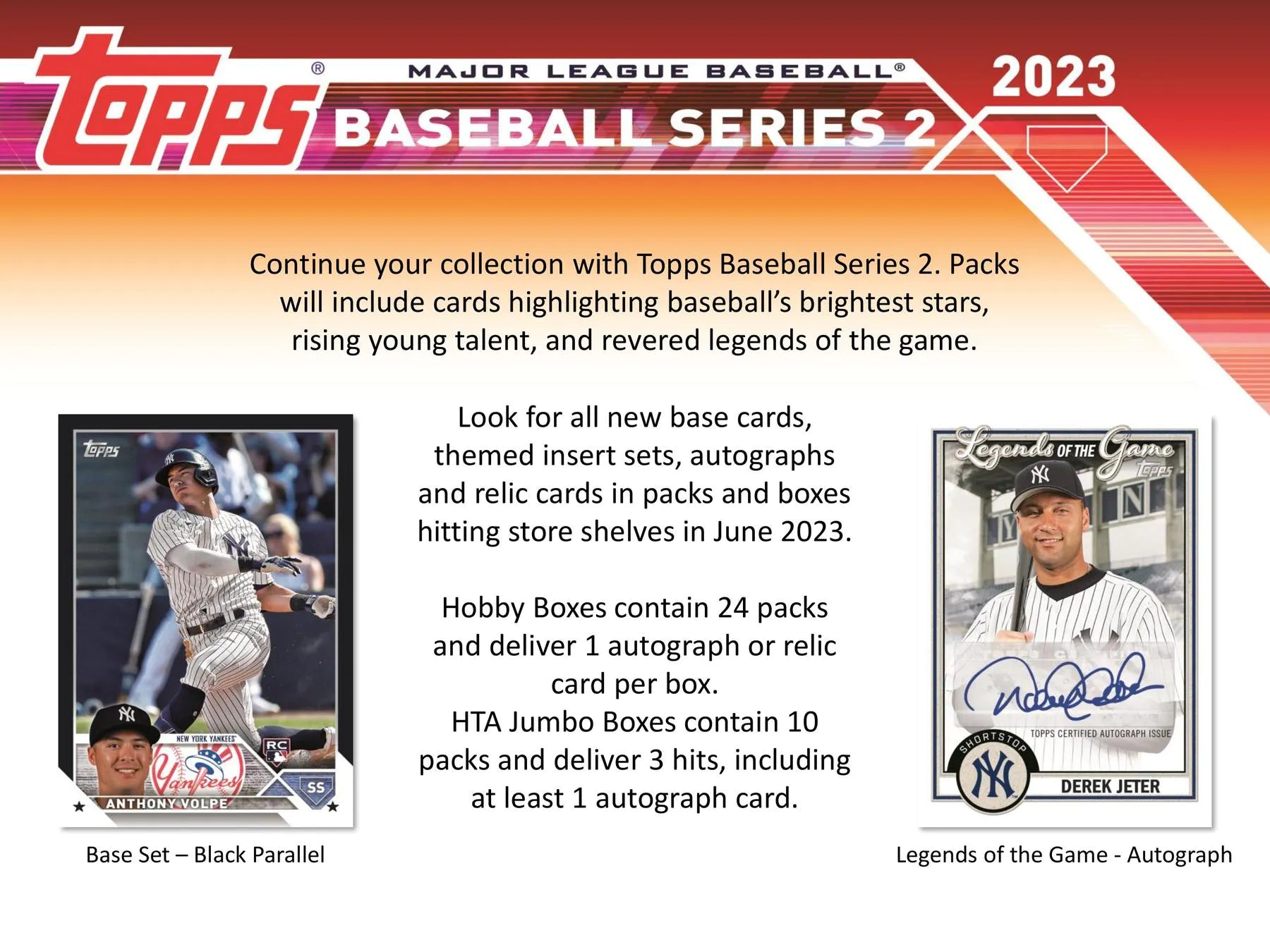 2023 Topps Series 2 Baseball Hobby Box - Columbia Hobby - Sports Card Boxes - Toploaders - Card Savers