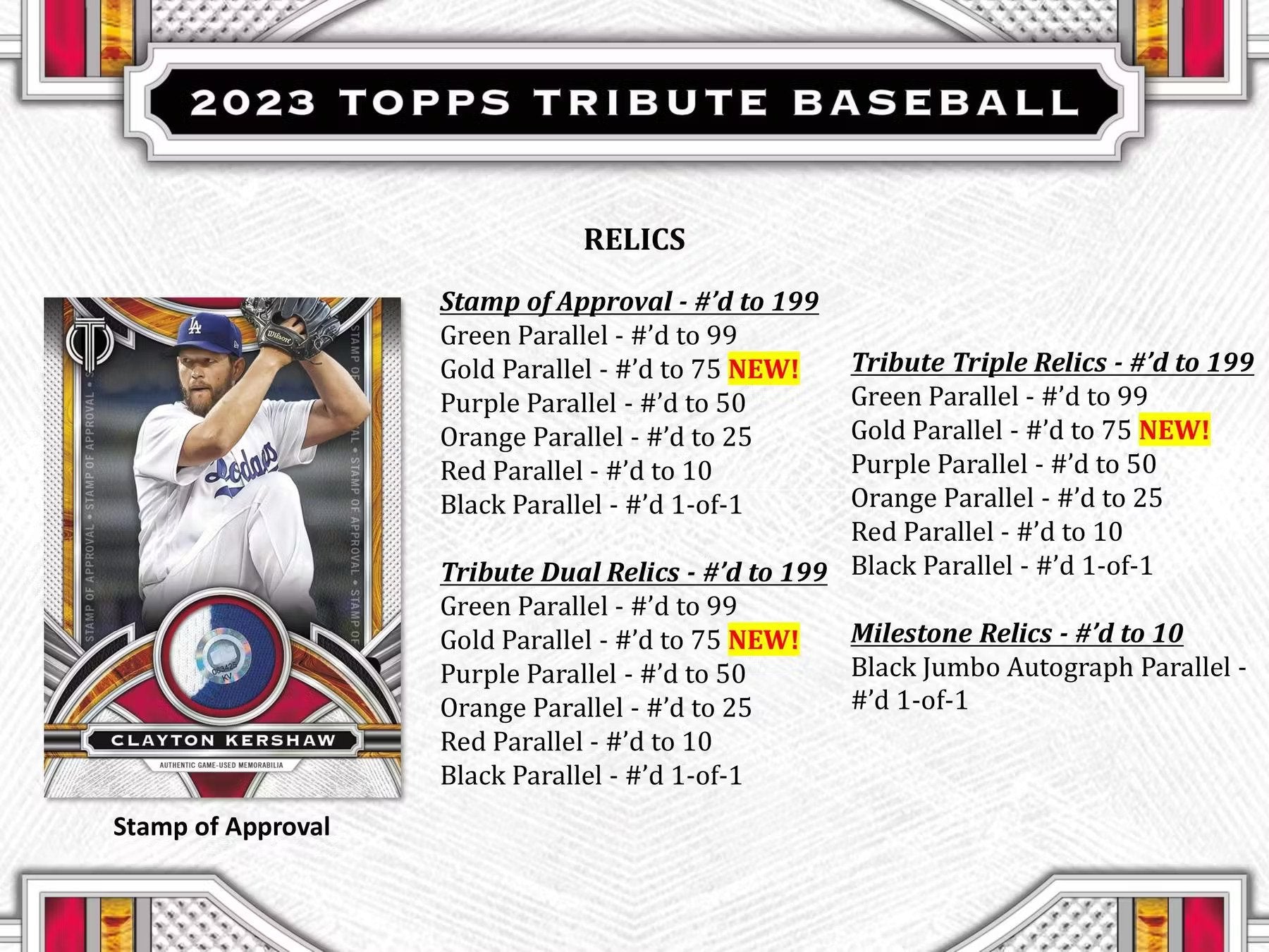 2023 Topps Tribute Baseball Hobby Box - Columbia Hobby - Sports Card Boxes - Toploaders - Card Savers