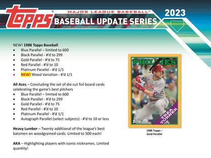 2023 Topps Update Series Baseball Hobby Jumbo Box - Columbia Hobby - Sports Card Boxes - Toploaders - Card Savers