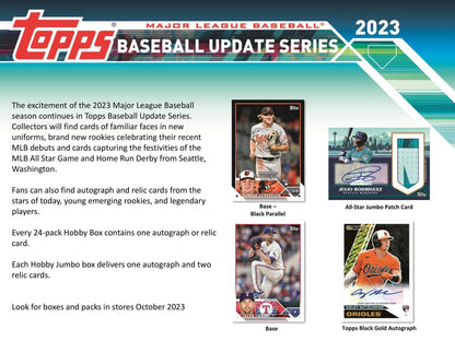 2023 Topps Update Series Baseball Hobby Jumbo Box - Columbia Hobby - Sports Card Boxes - Toploaders - Card Savers