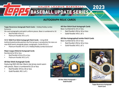 2023 Topps Update Series Baseball Hobby Jumbo Box - Columbia Hobby - Sports Card Boxes - Toploaders - Card Savers