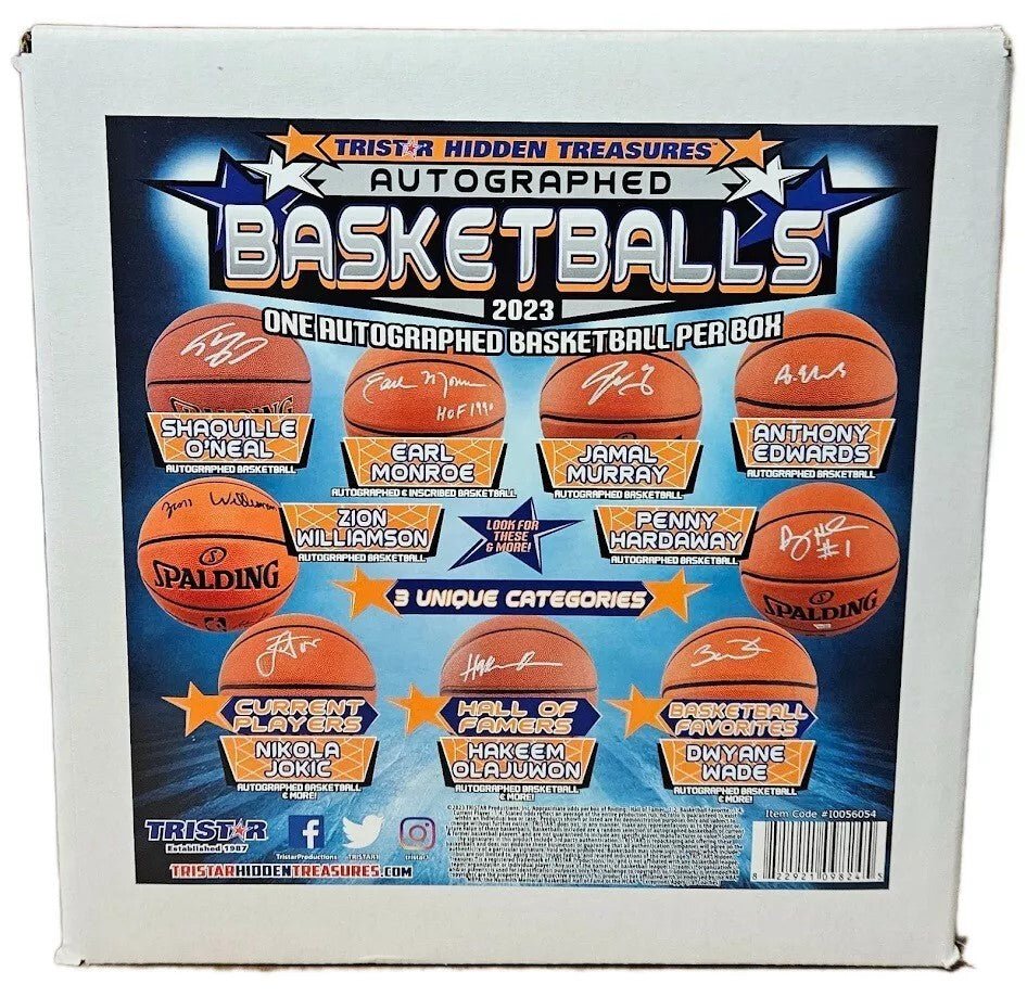 2023 Tristar Hidden Treasures Autographed Basketball Box - Columbia Hobby - Sports Card Boxes - Toploaders - Card Savers