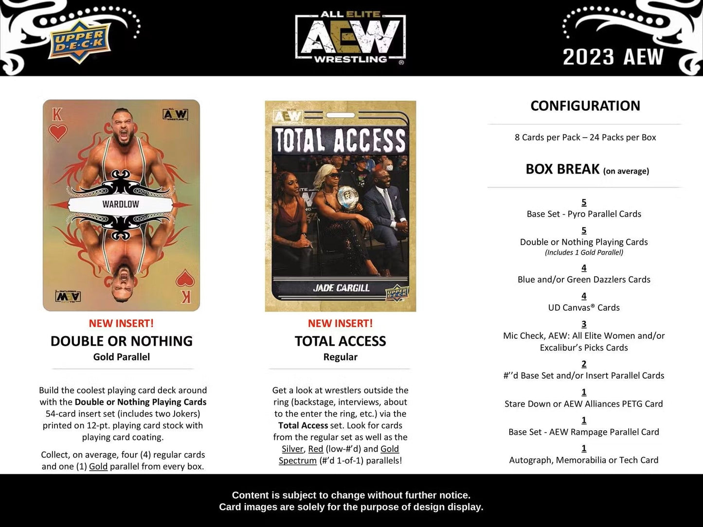 2023 Upper Deck All Elite Wrestling AEW Hobby Box - Columbia Hobby - Sports Card Boxes - Toploaders - Card Savers
