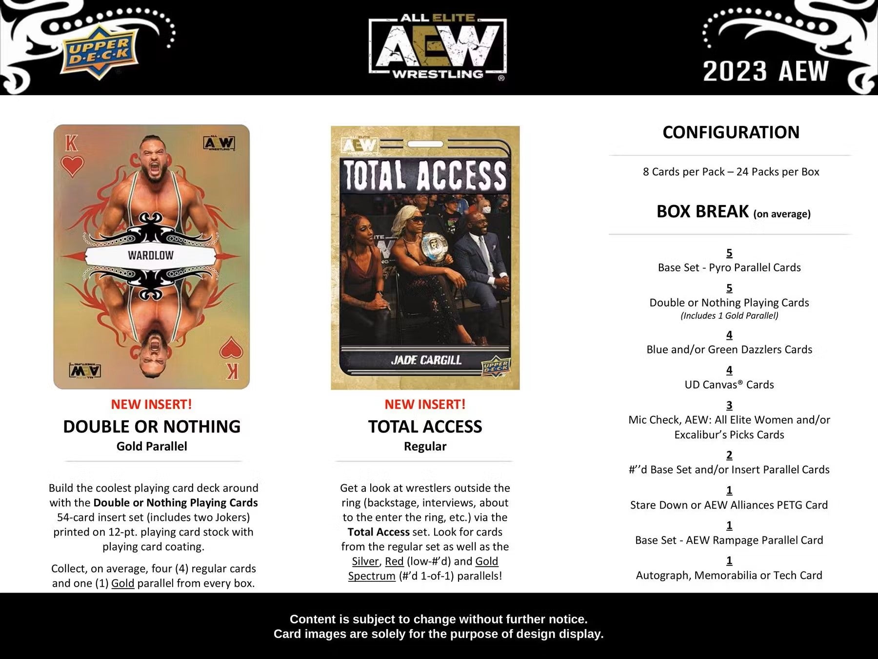2023 Upper Deck All Elite Wrestling AEW Hobby Box - Columbia Hobby - Sports Card Boxes - Toploaders - Card Savers