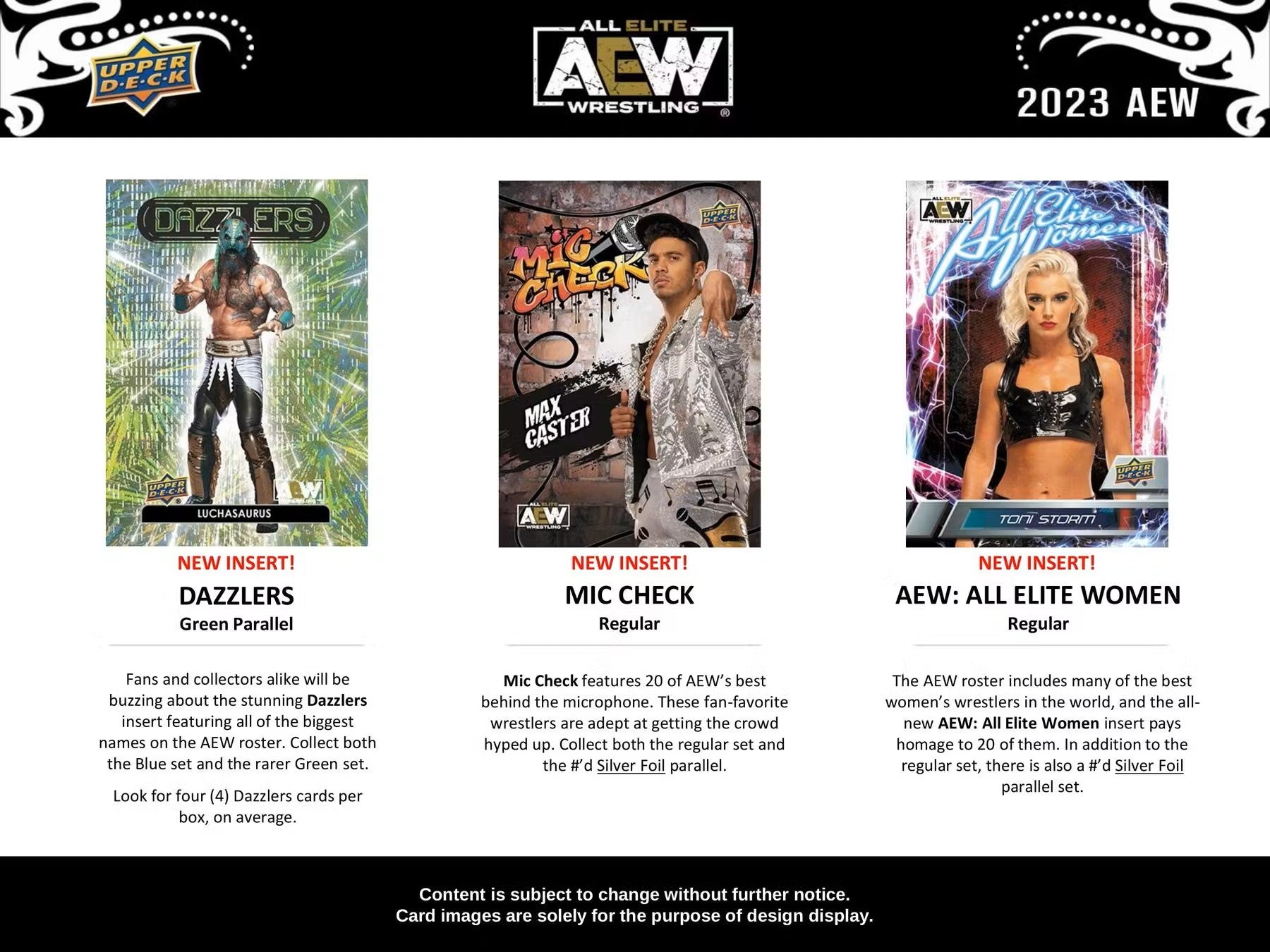 2023 Upper Deck All Elite Wrestling AEW Hobby Box - Columbia Hobby - Sports Card Boxes - Toploaders - Card Savers