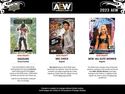 2023 Upper Deck All Elite Wrestling AEW Hobby Box - Columbia Hobby - Sports Card Boxes - Toploaders - Card Savers