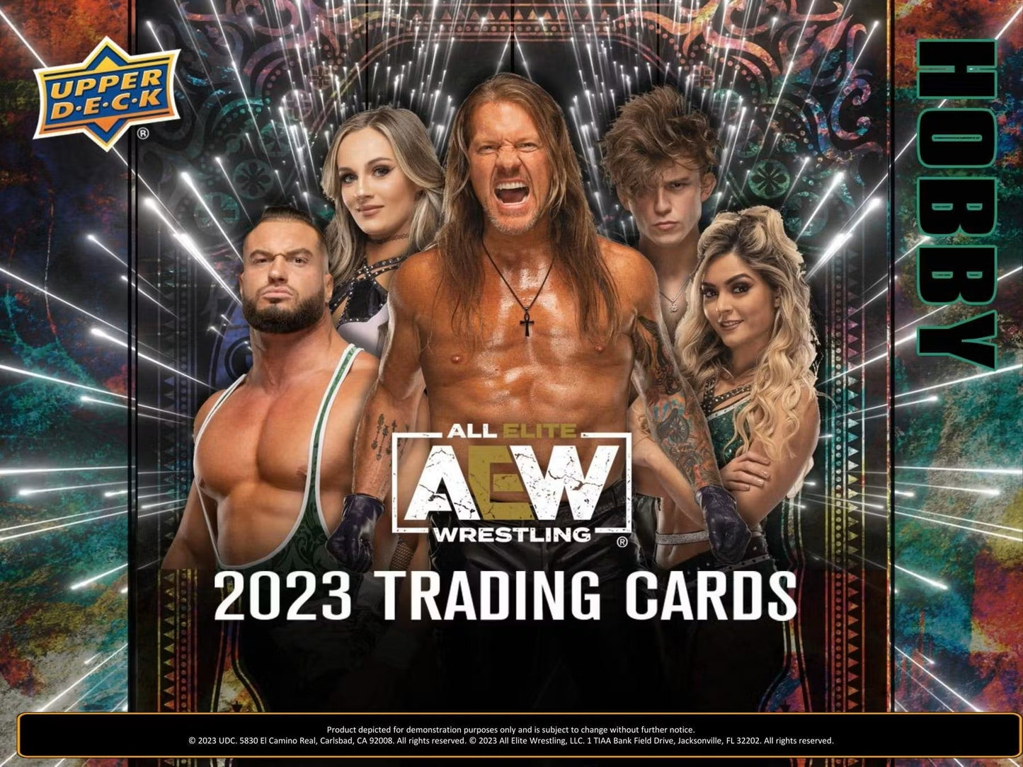 2023 Upper Deck All Elite Wrestling AEW Hobby Box - Columbia Hobby - Sports Card Boxes - Toploaders - Card Savers