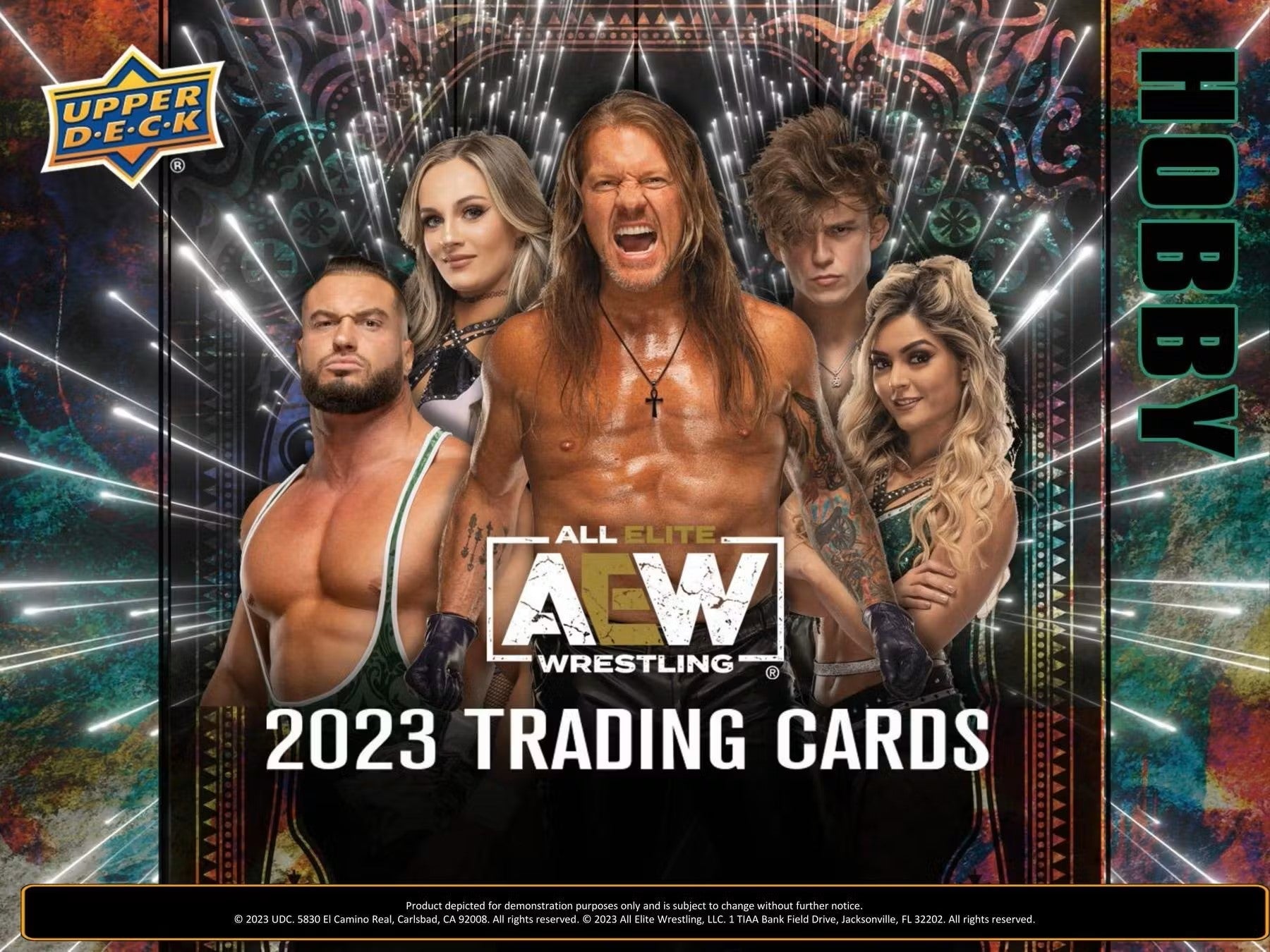 2023 Upper Deck All Elite Wrestling AEW Hobby Box - Columbia Hobby - Sports Card Boxes - Toploaders - Card Savers